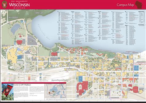 Uw Madison Campus Map Pdf United States Map