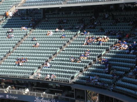 Dodger Stadium Reserve Level Infield Baseball Seating