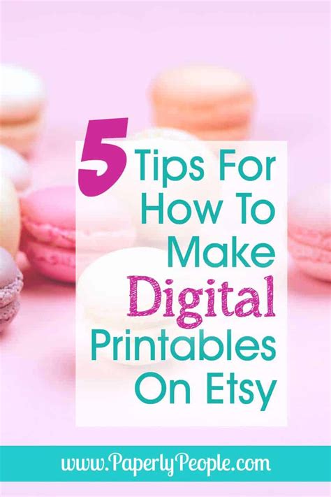 How To Make And Sell Digital Printables On Etsy Paperly People