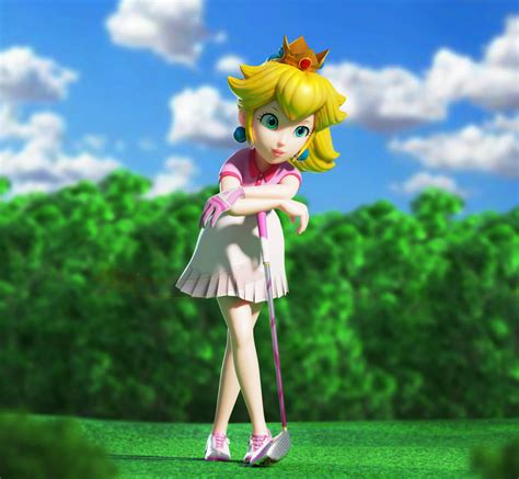 Mario Golf Super Rush Peach Blender By Paraspikey On Deviantart