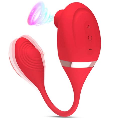 Usb Charging Double Headed Sucking Vibrators 10 Frequency Vibration China Double Sex Toy And G