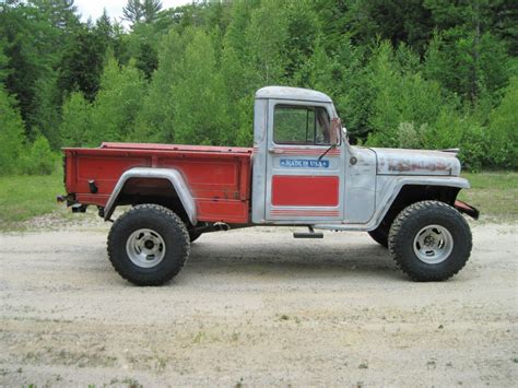 1960 Willys 4wd Jeep Pickup Shop Truck Wsbc Rust Free Originally