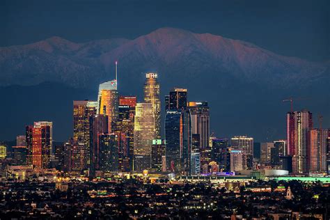 City Lights Of Los Angeles Photograph By Kelley King Pixels