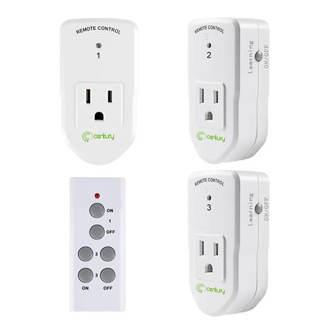 Century Wireless Remote Control Electrical Outlet Switch For Household