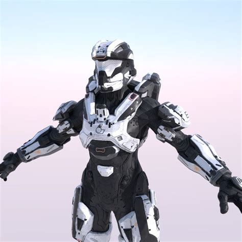 Halo 5 Female Spartan V11 Blender Cycles By Grouptree24 Halo 5