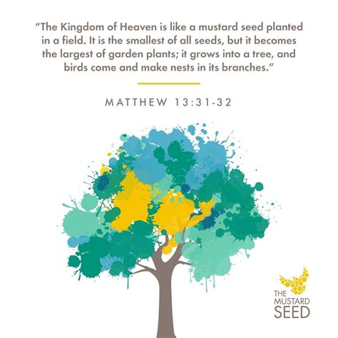 Mustard Seed Plant Jesus Faith Kingdom Of Heaven Garden Plants