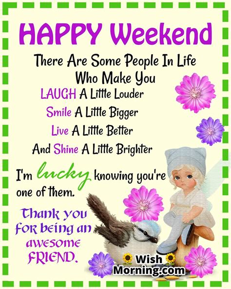 Wonderful Weekend Quotes Wishes - Wish Morning