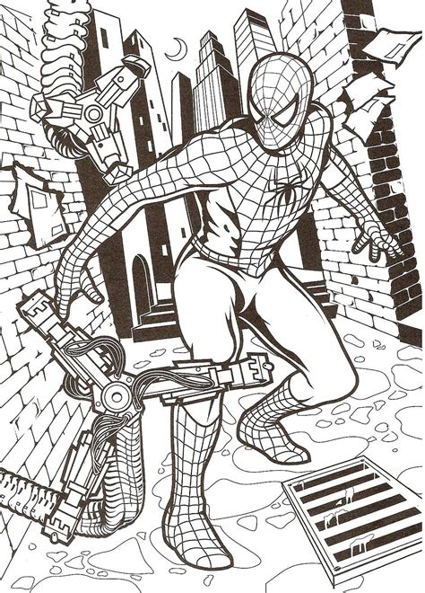 The Amazing Spider Man Para Colorear