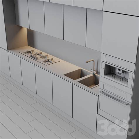3d модели Кухни Kitchen Modern