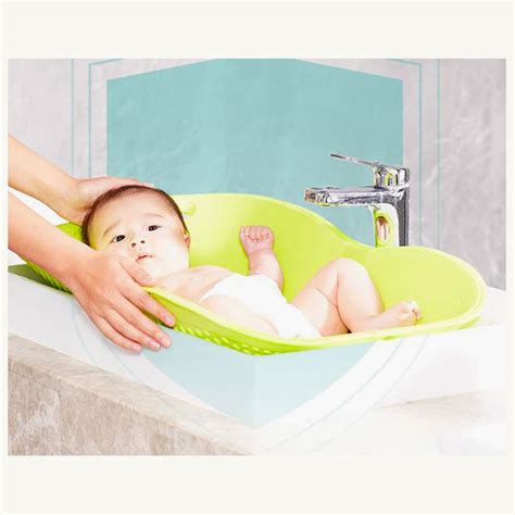 Plastic Infant Bathtub Newborn Baby Bath Tub Water Scoop Environmental