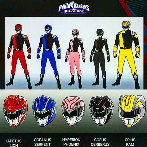 Power Rangers Hyperforce Helmetssuits Design ∆∆shani All Power
