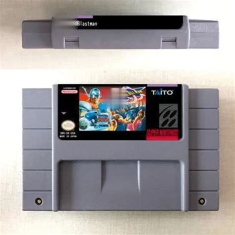 Sonic Blast Man 16 Bit Game Card For Snes Super Nintendo Us Version 26