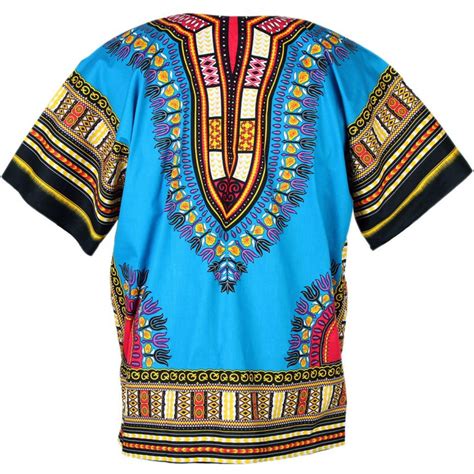 Light Blue African Dashiki Shirt Dashiki Shirt African