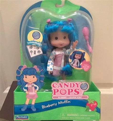 Strawberry Shortcake And Blueberry Muffin Candy Pops Dolls New 2006