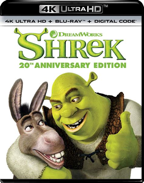 Buy Shrek 20th Anniversary Edition 4k Ultra Hd Blu Ray Digital 4k
