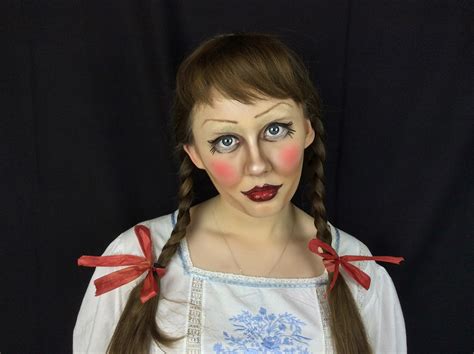 Annabelle Halloween Makeup Creepy Doll Broken Doll Ventriloquist