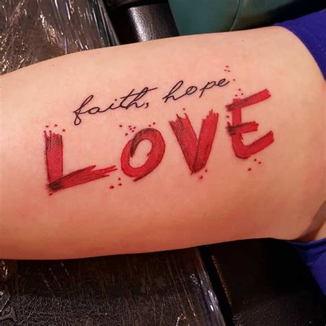 Top 90 Faιth Hope Love Tattoo Ideas