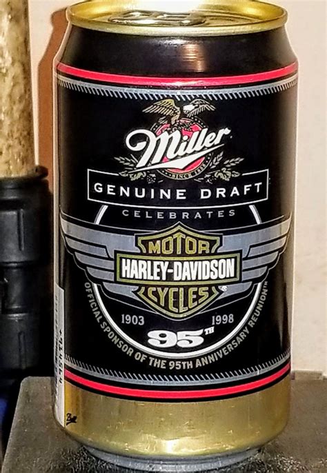 Maybe you would like to learn more about one of these? Miller Genuine Draft " Harley Davidson 95th Anniversary ...