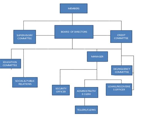 Organizational Structure Dennery Co Operative Credit Union