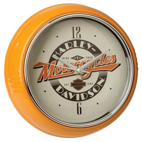 Ride Free Retro Diner Clock