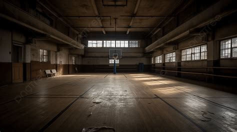 가나가와에 있는 버려진 고등학교 농구 건물 텅 빈 체육관 뒤 고화질 사진 사진 건물 배경 일러스트 및 사진 무료 다운로드