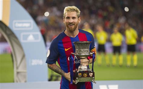 Welcome to the official leo. He's won 29 trophies... but this was also Lionel Messi's first
