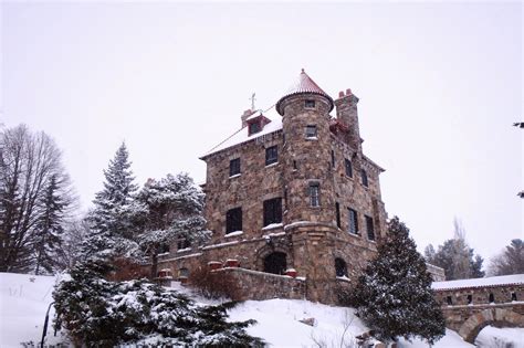 Singer Castle Blog And More Singer Castle On Dark Island In The Winter