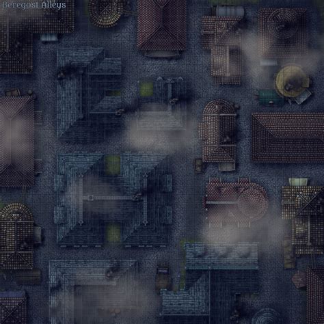 Beregost Alleys At Night Inkarnate Create Fantasy Maps Online