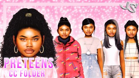 Urban Teen Black Girl Cc Folder And Sim Download