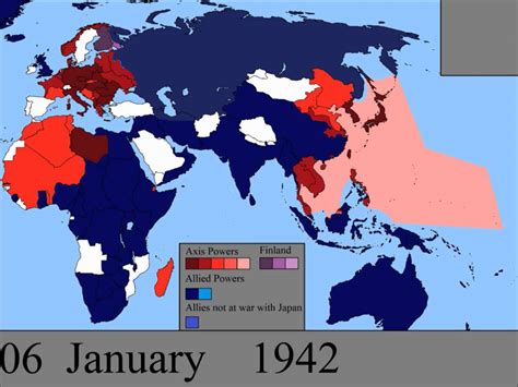 Where Were Axis Countries Conquering Land Before And During World War