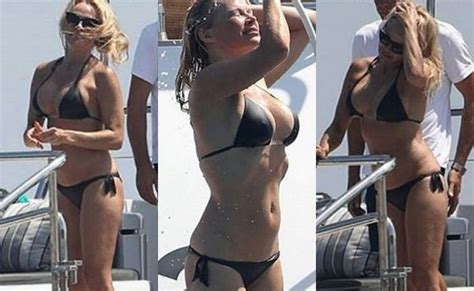 Pamela Anderson Was Spotted On Vacation In A Revealing Bikini Celebrity News