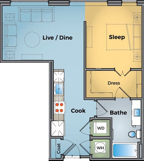Alexandria 2 bedroom apartments for rent. Floor Plans of Cameron Square in Alexandria, VA | Floor ...