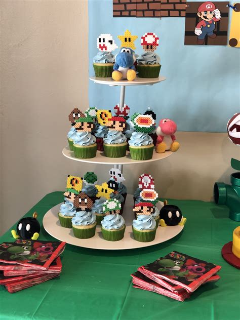 Mario Bros Cupcake Ideas Super Mario Brothers Cupcakes By Artsylady