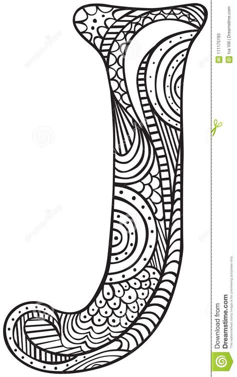 By clicking the link below each image you can easily download the printable pdf file. Illustrated letter J stock vector. Illustration of ...