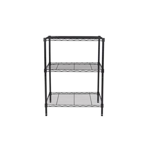hyper tough 3 tier multipurpose wire shelving rack white color 750lbs load capacity
