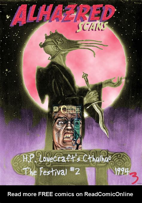 H P Lovecraft S Cthulhu The Festival Issue 2 Read H P Lovecraft S