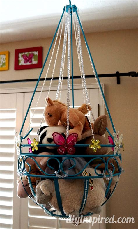 How to keep your kids stuffed animals organized? Stuffed Animal Toy Storage - DIY Inspired