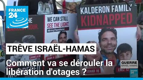 Trêve Entre Israël Et Le Hamas Comment Va Se Dérouler La Libération Dotages Et De Prisonniers