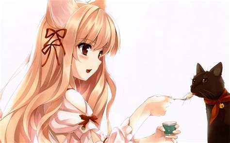 Fondos De Pantalla Neko Girls Anime Descargar Imagenes