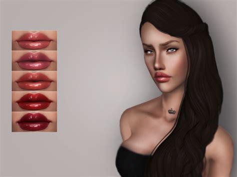Simsway Sims Sims 3 Makeup Glossy Lips
