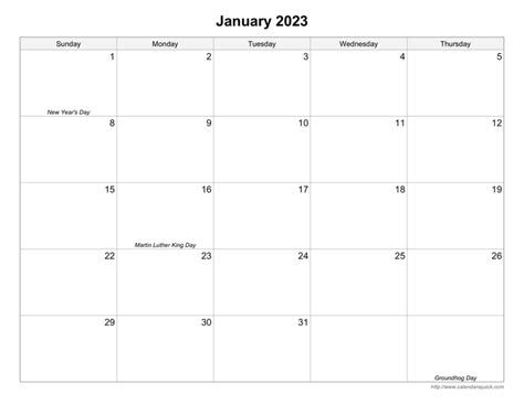 Free Printable Calendars - CalendarsQuick