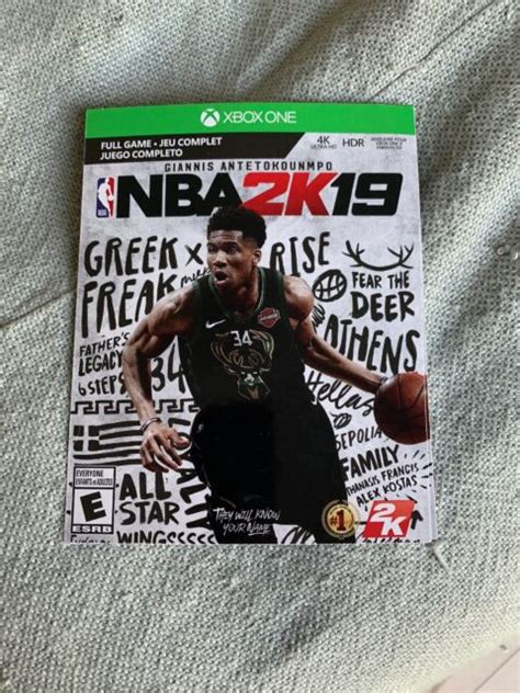New Nba 2k19 Xbox One Standard Edition Digital Download Card For Sale