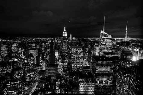Free Images Horizon Black And White Skyline Night City