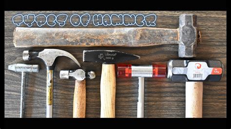 Types Of Hammer And Their Uses Diy Tools Youtube