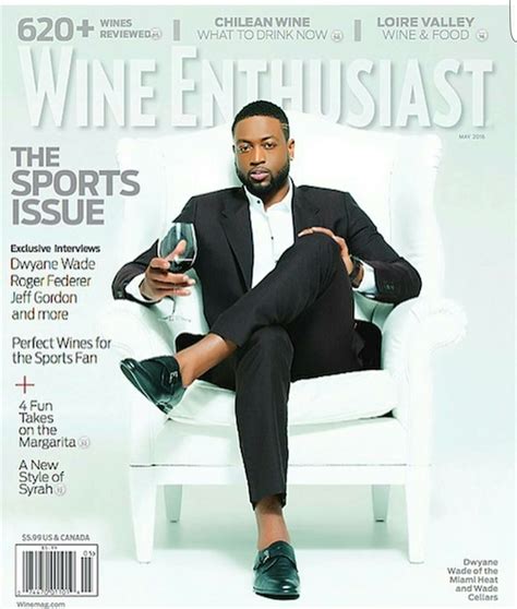 Dwyane Wade Cover Of Wine Enthusiast Magazine Wine Enthusiast