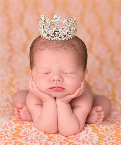Silver Crystal Mini Crown Zulily Diy Newborn Photography Baby Girl