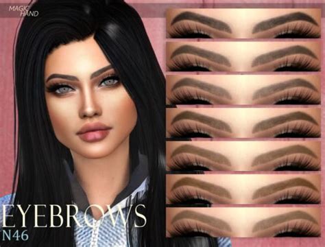 Eyebrows Nb16 The Sims 4 Catalog
