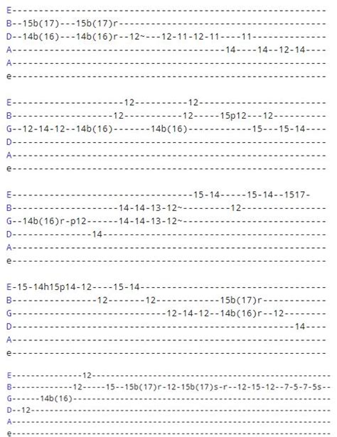 E b g d a e 1 =74 0 tempo = 74 0 0 0 0 0 0 6 8 2 0 0 0 0 0 0 3 0 0 0 0 0 0 4 0. nothing else matters tab by metallica | Easy guitar ...