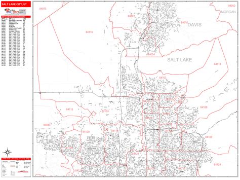 Salt Lake Zip Code Map Maping Resources Gambaran