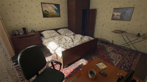 Soviet Household Looking For Hope In Nostalgia Room Interior Furniture